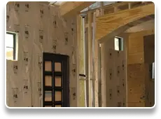 Blown-in insulation being installed in South Florida attic